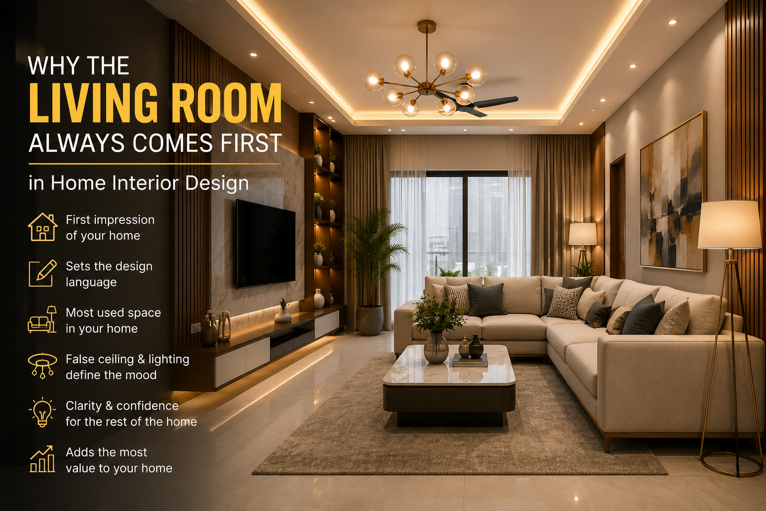 Living Room Interior Design Coimbatore